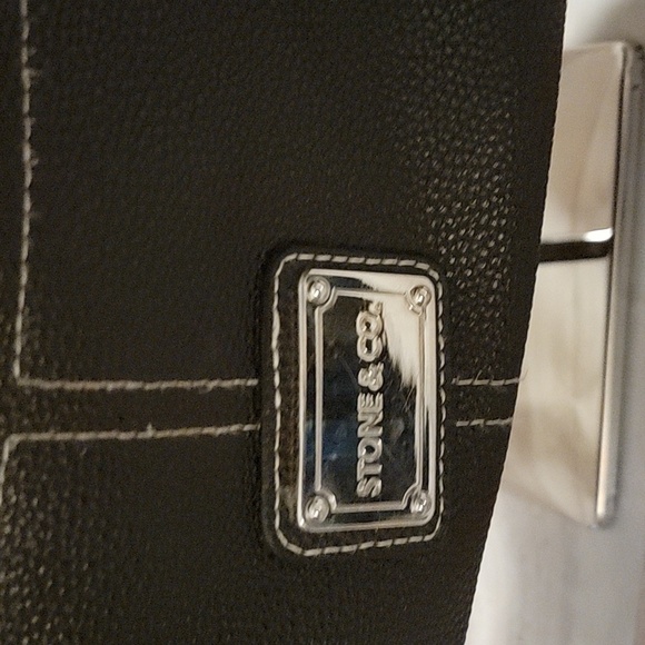 Stone & Co. Two toned PU Shoulder Bag - Picture 3 of 10